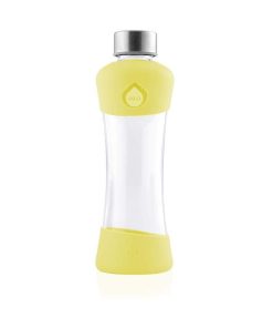γυάλινο μπουκάλι νερού equa lemon